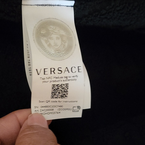 100% ATHENTIC VERSACE ROBE (LIKE NEW) xl Unisex fits a mens m/s  womens med/L - Picture 8 of 14